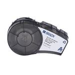 Brady M21-11-499 tape nylonweefsel zwart op wit 19,05 mm x 12,70 mm (origineel)