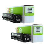 Tonershop huismerk vervangt HP CF210X nr. 131X toner cartridge zwart hoge capaciteit 2 stuks
