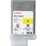Canon PFI-102Y inkt cartridge geel (origineel)