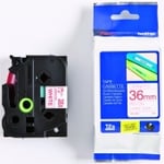 Brother TZe-262 - 8m rood op wit / gelamineerd tape / 36mm (origineel)