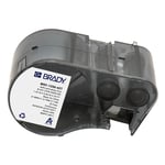 Brady M5C-1250-427 gelamineerde vinyl labels zwart op wit/transparant | 31,75 mm x 7,62 m (origineel)