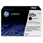 HP CE505X toner cartridge zwart hoge capaciteit nr. 05X (origineel)