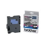 Brother TX-221 tape zwart op wit 9mm x 15m (origineel)