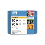 HP CB340A inkt cartridge foto zwart nr. 70 ( 2 stuks ) origineel