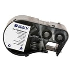 Brady M4C-750-595-WT-BK vinyl labels zwart op wit | 19,05 mm x 7,62 m (origineel)