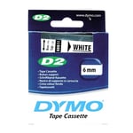 DYMO S0721030 / 60611 - 10m wit / zelfklevend tape / D2 / 6mm (origineel)