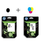 HP 51645AE / C1823DE serie ( 45 BK / 23 C ) origineel