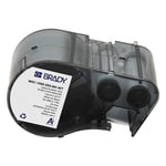 Brady M5C-1500-595-BK-WT tape vinyl wit op zwart | 38,1 mm x 7,62 m (origineel)