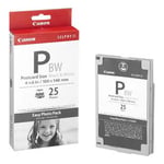 Canon E-P25BW - 1 inkt cartridge en 25 vel 100x149 foto papier (origineel)