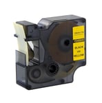 DYMO S0720880 / 45808 tape zwart op geel 19mm (huismerk)