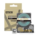 Epson LK-6TKN tape goud op metallic transparant 24 mm (origineel)