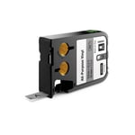 DYMO 1868801 XTL tape vinyl zwart op grijs 12mm (origineel)