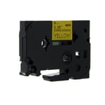 Brother TZe-S621 - 8m zwart op geel / gelamineerd tape / sterk klevend / 9mm (huismerk)