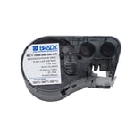 Brady MC1-1000-595-GN-WT tape vinyl | wit op groen | 25,4mm x 7,62m