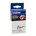 Brother TC-495 tape wit op rood 9mm x 7,7m (origineel)