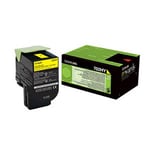 Lexmark 70C2HY0 toner cartridge geel hoge capaciteit nr. 702HY (origineel)