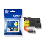 Brother LC-521Y inktcartridge geel (origineel)