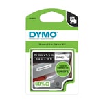 DYMO S0718070 / 16960 tape zwart op wit 19mm (origineel)