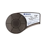 Brady M21-250-595-YL tape vinyl | zwart op geel | 6,35mm x 6,40m