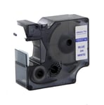 DYMO S0720940 / 53714 tape blauw op wit 24mm (huismerk)