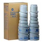 Konica Minolta 8937-784 toner cartridge zwart nr. TN114K ( 2 stuks ) origineel