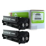 Tonershop huismerk vervangt HP CF380X nr. 312X toner cartridge zwart hoge capaciteit 2 stuks