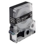 Epson LC-4BWV9 - 9m levendig wit op zwart / gelamineerd tape / 12mm (origineel)