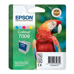 Epson T008 inkt cartridge kleur (origineel)