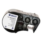 Brady M4C-500-595-RD-WT vinyl labels wit op rood | 12,70 mm x 7,62 mm (origineel)