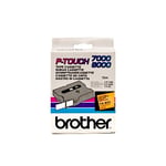 Brother TX-B51 tape zwart op neon oranje 24mm x 15m (origineel)