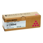 Ricoh 408186 toner cartridge magenta hoge capaciteit (origineel)