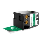 DYMO 1868785 XTL tape vinyl wit op groen 54mm (origineel)