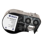 Brady M4C-1000-595-BK-WT vinyl labels wit op zwart | 25,40 mm x 7,62 m (origineel)