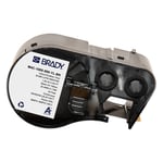 Brady M4C-1000-595-YL-BK tape vinyl zwart op geel | 25,4 mm x 7,62 m (origineel)