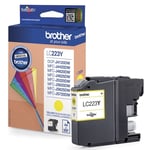 Brother LC-223Y inkt cartridge geel (origineel)