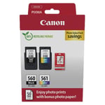 Canon PG-560 / CL-561 photo value bundel (origineel)