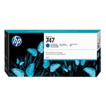 HP P2V85A nr. 747 inktcartridge chromatic blue (origineel)