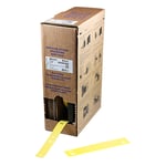 Brady BM-10x60-7643-YL polyurethaan tags geel | 10 mm x 60 mm (origineel)