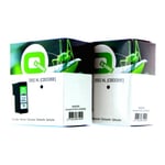Tonershop huismerk vervangt HP CB336E nr. 350XL inkt cartridge zwart hoge capaciteit 2 stuks