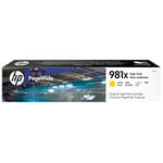 HP L0R11A inktcartridge geel nr. 981X hoge capaciteit (origineel)