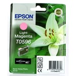 Epson T0596 inkt cartridge licht magenta (origineel)