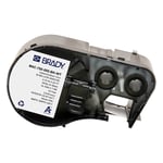 Brady M4C-750-595-BK-WT tape vinyl wit op zwart | 19,05 mm x 7,62 m (origineel)