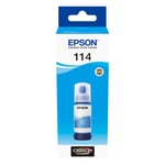 Epson 114 inktfles cyaan (origineel)