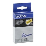 Brother TC-691 tape zwart op geel 9mm x 7,7m (origineel)