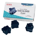 Xerox 108R00605 solid inkt cyaan ( 3 stuks ) origineel