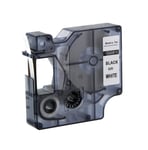 DYMO S0720780 / 43613 tape zwart op wit 6mm (huismerk)