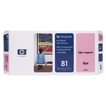 HP C4955A printkop licht magenta met printkopreiniger nr. 81 (origineel)