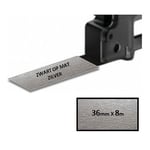 Brother TZe-M961 - 8m zwart op mat zilver / gelamineerd tape / 36mm (huismerk)