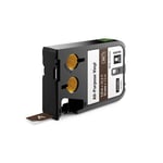 DYMO 1868786 XTL tape vinyl wit op bruin 12mm (origineel)