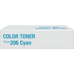Ricoh Type 206 / 400995 toner cartridge cyaan (origineel)
